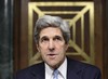 Senate Foreign Relations Committee Chairman John Kerry, D-Mass., talks about Libya and the importance of U.S. foreign policy in the Mideast, as Secretary of State Hillary Rodham Clinton appeared before the panel, Wednesday, March 2, 2011, on Capitol Hill in Washington.