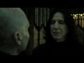 Voldemort discusses the loyalty of the Elder Wand with Snape.