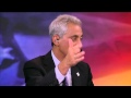 Mayor Rahm Emanuel Stops By the NewsHour Skybox