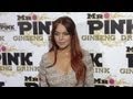 Lindsay Lohan GORGEOUS at Mr. Pink Ginseng Drink Launch Party ARRIVALS