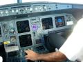 A321 Alitalia cockpit view landing Nice (France) LFMN