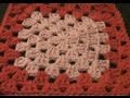 Crochet Geek - Traditional Crochet Granny Square 6 Rounds - Changing Color