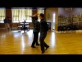 Salsa dancing in Park Slope at Dance Fever Studios. Francis Teri and Noelia Pozo. La Salsa