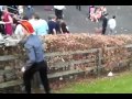 Drunk Irishman Tries To Walk Up Hill