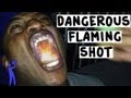 World's Most Dangerous Shot...FIRE! - Medellín, Colombia - TipsyBartender