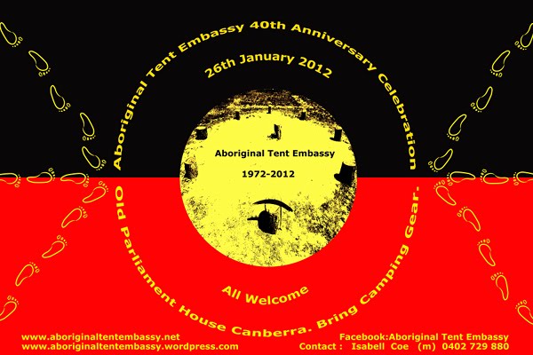 40th anniverary Aboriginal Tent Embassy