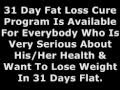 31 Day Fat Loss Cure