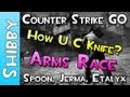 CS:GO - HOW UC KNIFE? Arms Race with Sp00n, Jerma, Etalyx (Counter Strike Global)