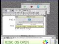 RISC OS 4.02 running on RPCEmu v0.8.2 in Linux