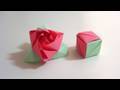 Origami Magic Rose Cube (Valerie Vann)