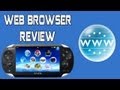 PS Vita - Web Browser Review