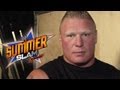 Brock Lesnar isn't playing games at SummerSlam