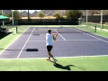 Andy Murray Practice With Darren Cahill 2012 BNP Paribas Open