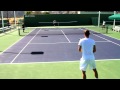 Tomas Berdych Practice 2012 BNP Paribas Open in HD