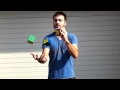 David Calvo juggles and solves Rubik's Cubes