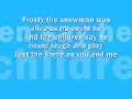 Frosty The Snowman - Lyrics