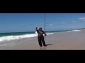 Beach Fishing with Nev Burton on the Sunshine Coast Queensland Australia