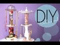 DIY Necklace and Jewelry Display Spinning Stand {How-To Make}