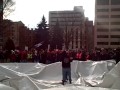 AFP MI Tent comes down at Right To Work Rally pt 2