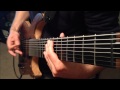 Meshuggah - Demiurge Guitar Cover (1080p Head Stock Cam)