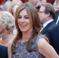 Director Kathryn Bigelow on the red carpet at the 2010 Academy Award ceremonies.