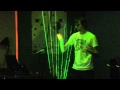 Tetris Theme on Laser Harp - Theremin Hero LIVE! Finale - Gamecity 5 Nottingham