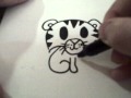 How to Draw a Cartoon Tiger