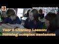 Ofsted Outstanding Year 5 Literacy Lesson Observation