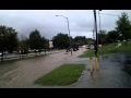 Man tubing down Rt 29, In Fairfax VA