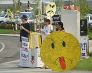 RRAW protest outside Medford Walmart 8/15/12