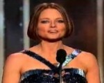 Jodie Foster at the Golden Globes