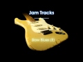 Slow Blues Backing Track (E)