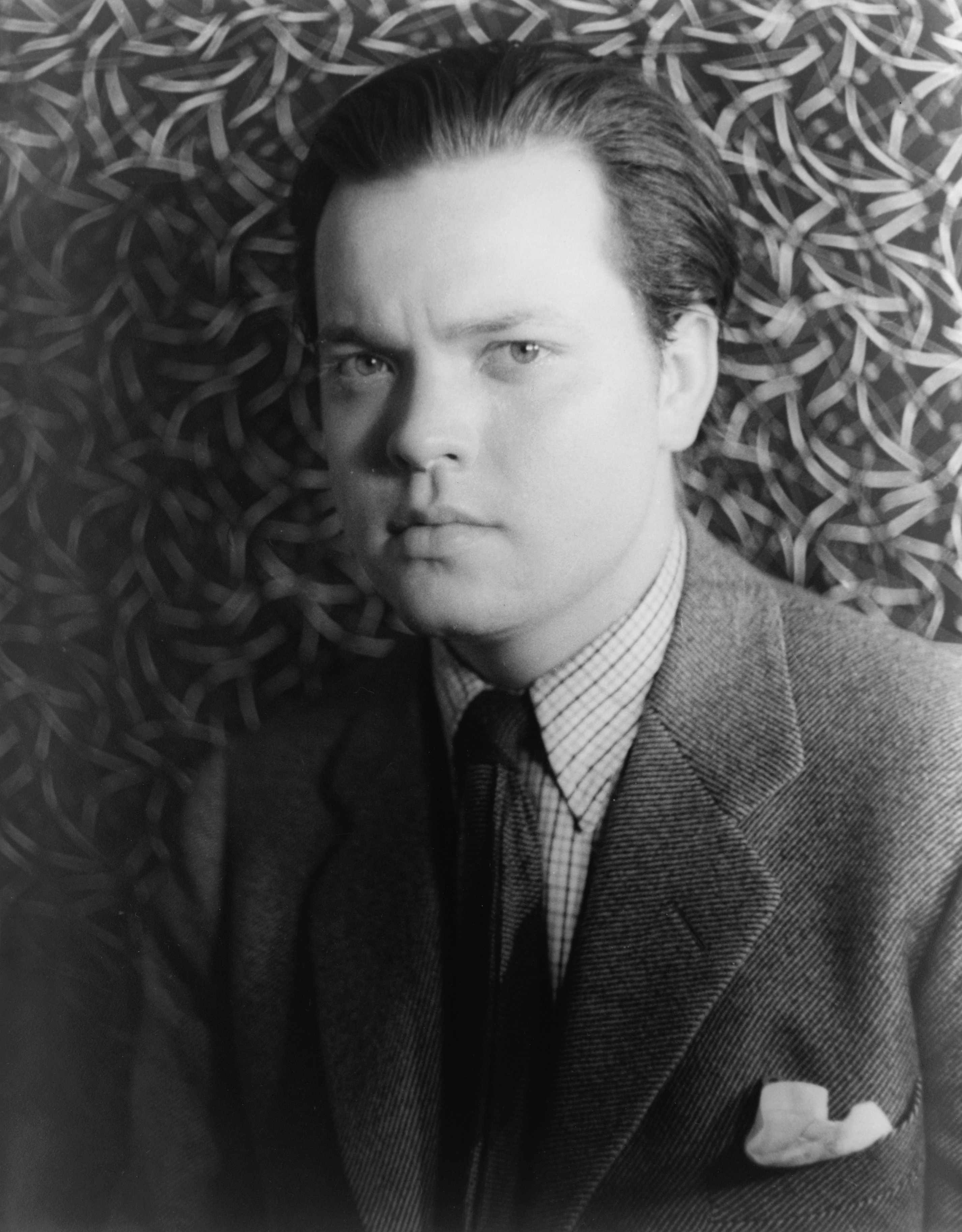 Publicity photograph of Orson Welles, dated 1937.