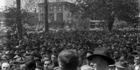 Mass demonstration at Washington Square Park