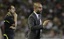 Barcelona's coach Pep Guardiola reacts during their La Liga soccer match against Betis at the Villamarin stadium, in Seville, Spain on Saturday, May 12, 2012.