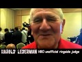 Harold Lederman talks Rios-Alvarado, Tim Bradley, Floyd Mayweather, Adrien Broner, and more