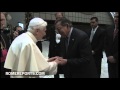 Pope greets US defense secretary following general audience