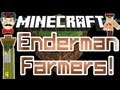 Minecraft Mods - FARMING ENDERMEN Mod ! Garden-dermen Till Your Farm & Plant Crops !