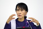 Daw Aung San Suu Kyi, Chairperson and General Secretary of the National League for Democracy, Myanmar holds special discussion with Burmese Staff Association