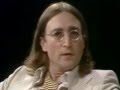 John Lennon Interview 1975 with Tom Snyder 1/2