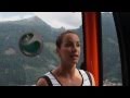 Julia Goerges & Jarmila Gajdosova play tennis from an Austrian mountain top