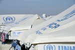 File - A view of Zaatri refugee camp, host to tens of thousands of Syrians displaced by conflict, near Mafraq, Jordan, 7 Dec, 2012.