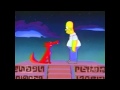 Johnny Cash on The Simpsons as the coyote.