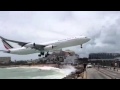 Incredibly Late Air France Go-Around St. Maarten during Hurricane Isaac