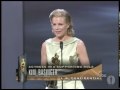 Kim Basinger winning Best Supporting Actress