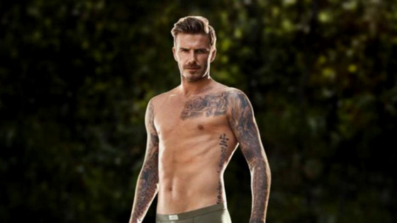 David Beckham's Stripped Down Ad