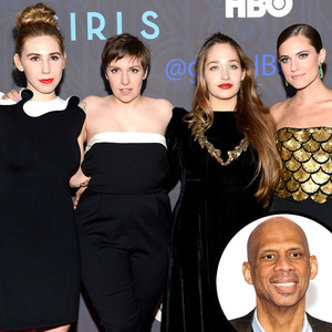 Zosia Mamet, Lena Dunham, Jemima Kirke, Allison Williams, Kareem Abdul-Jabbar