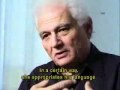 'Speech Is Blind' - Jacques Derrida On 'Echo And Narcissus'_xvid.avi