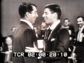 Dean Martin Jerry Lewis on Bob Hope Bing Crosby US Olympic team telethon 22 June 1952