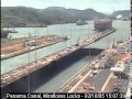 Panama Canal Miraflores locks time-lapse, 1 week compressed into 11 minutes